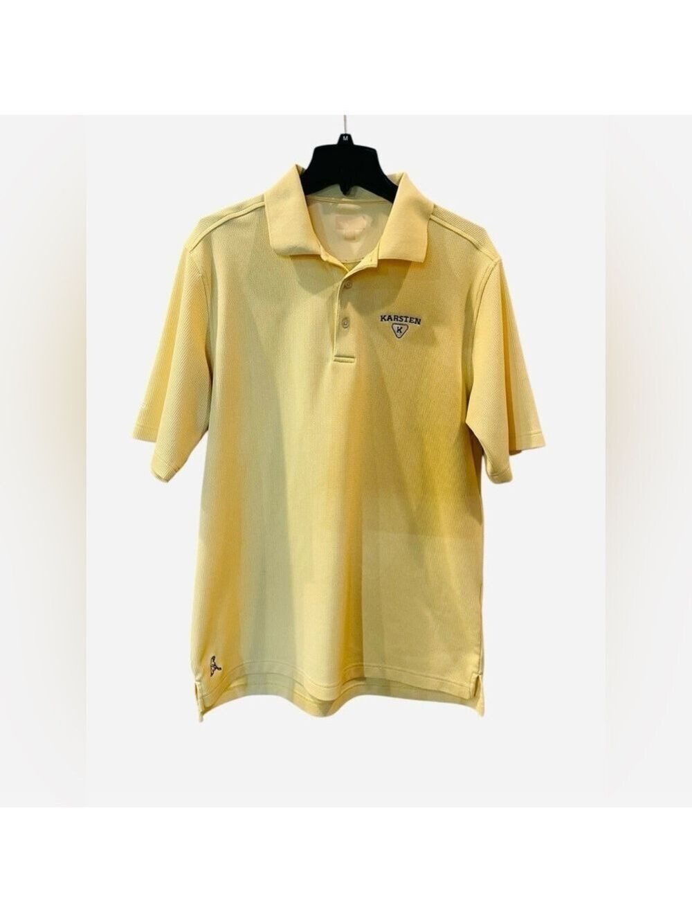 PING Karsten Men's Yellow Polo Golf Shirt Logo Size: XL